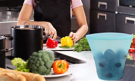 jusqu à 58 8x ou 16x sacs alimentaires réutilisables en silicone Groupon