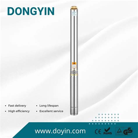 Dongyindoyin 3 Inch 3sdm412 Deep Well Submersible Pump 075hp Borehole Water Pump High Head