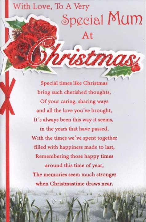 Mum Christmas Card With Love To A Very Special Mum At Christmas