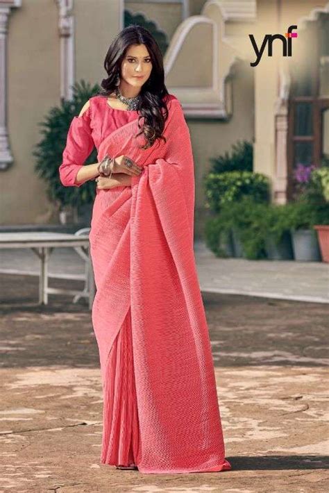 Ynf Pleated Silk Fancy Saree Catalog