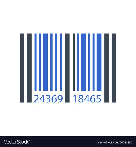 Bar Code Icon Royalty Free Vector Image Vectorstock