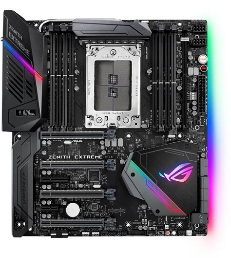 ASUS ROG Zenith Extreme AMD Ryzen Threadripper TR4 DDR4 M.2 U.2 X399 E ...