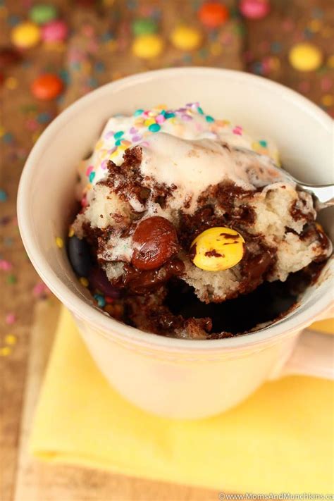 Chocolate Chip Mug Cake Recipe Moms Munchkins Recipe Chocolate