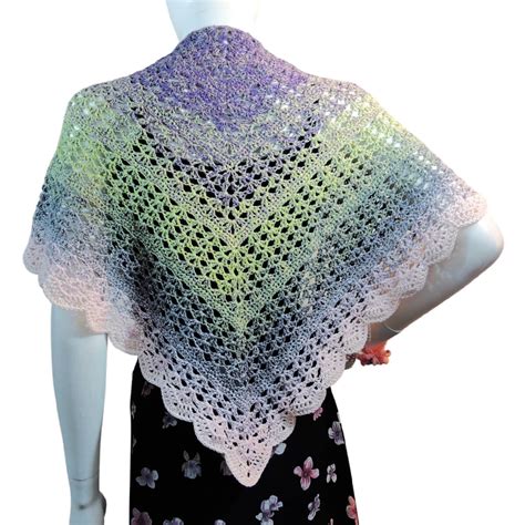 Spring Shawl Free Crochet Pattern Stunning Easy To Create