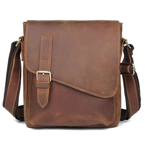 Leather Small Messenger Bag | Old Town Leather Goods