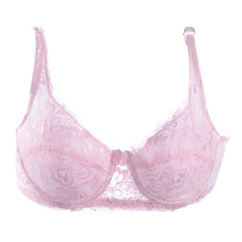 Saient Women Sexy Gather Push Up Bra Underwire 34 Cup Lace Brassiere