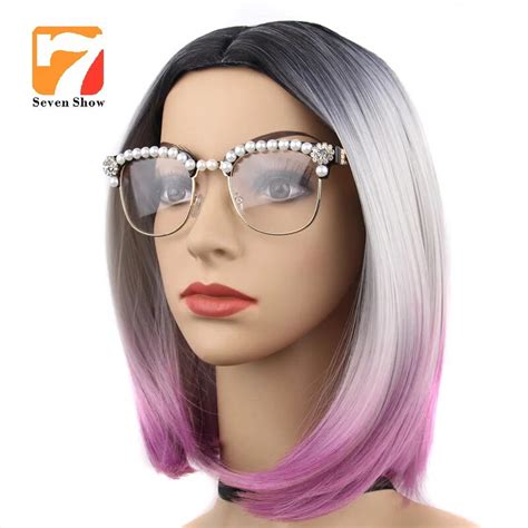 Fashion Glasses Frames Women Ladies Pearl Decorative Glasses Frame