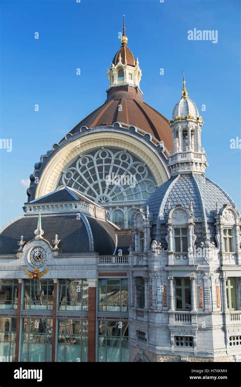 Antwerp Central Station, Antwerp, Flanders, Belgium Stock Photo - Alamy