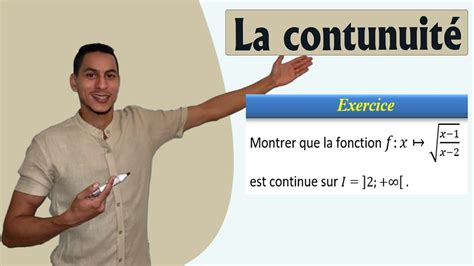 Continuit Bac Exercices Continuit D Une Fonction Irrationnelle Et