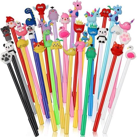 Pcs Stylos Encre Gel Animaux De Dessin Anim Stylos Bille