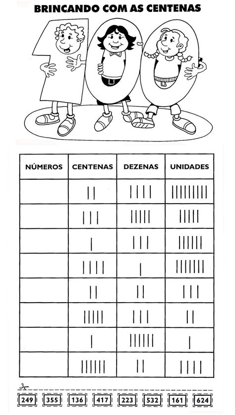 Atividades De Centena Dezena E Unidade Edulearn