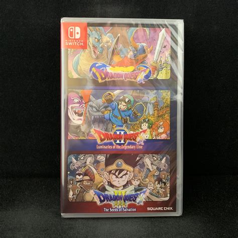 Dragon Quest 1 2 3iiiiii Collection Switch English Sub English Cover Ebay