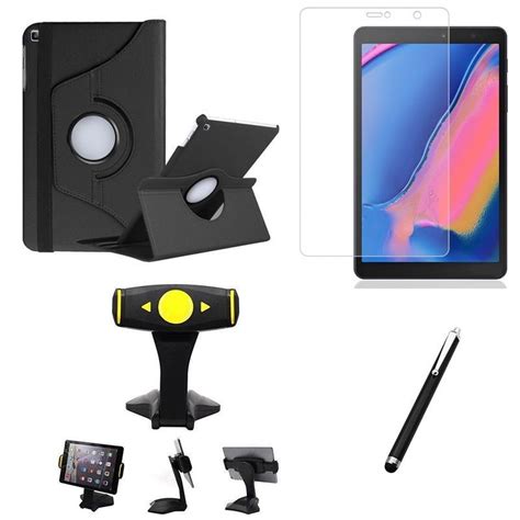 Kit Galaxy Tab A S Pen 8 0 P205 P200 Película Capa Girat Suporte