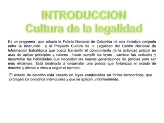 Cultura De La Legalidad Web2 0 PPT