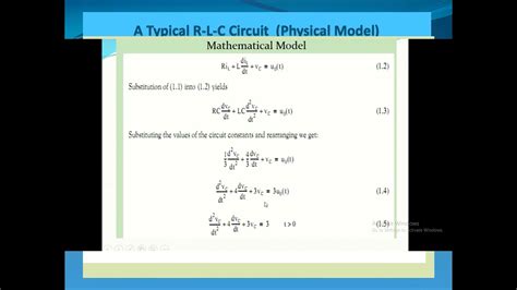 Rlc Simulation Using Simulink Youtube