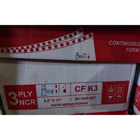 Jual Kertas Continuous Form 3ply 9 5x11 HIPRINT 1000 Sets Shopee