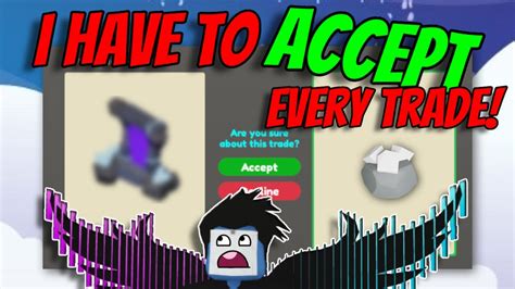 I Have To Accept Every Trade In Roblox Islands Roblox Islands Trading Update Youtube