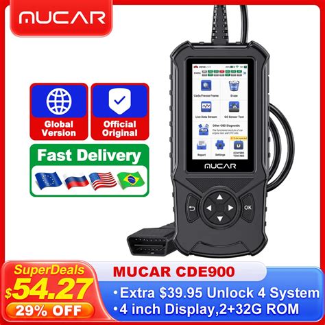 Mucar Cde Obd Car Diagnostic Tools Can Extra Pay Unlock Abs Srs Tcm