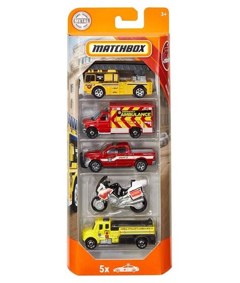 Matchbox kisautók 5 db os Tűzoltó