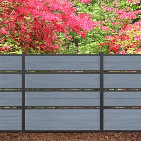 Composite Fence Deluxe Semi Privacy Design Aluglobusfence