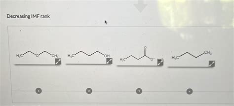 Solved Rank These Four Pure Substances According To Chegg