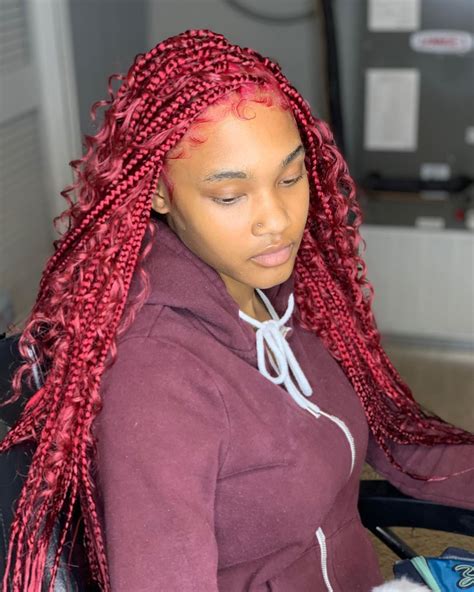 W Nechole Wale Redpopping On Instagram Bohemian Braids For This