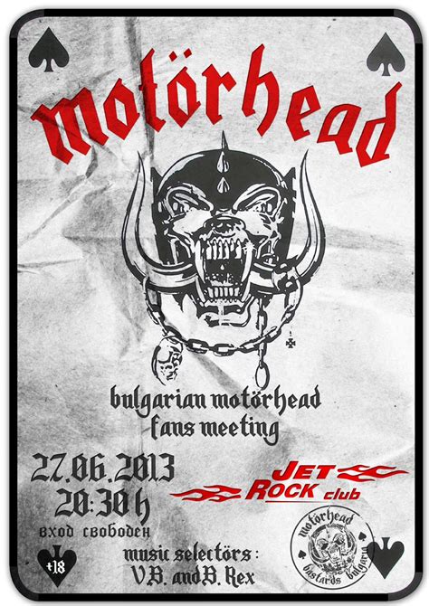 Motorhead Band Posters Music Poster Concert Posters