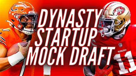 2023 Dynasty Startup Mock Draft 2023 Rookie Mock W Our Discord YouTube