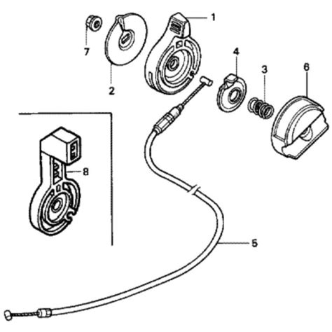 Throttle Lever For Honda Hrh K Qxe Lawn Mower L S Engineers