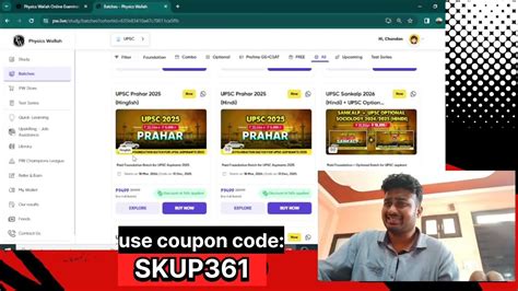 Pw Upsc Coupon Code Titian 30 Coupon Code Titan Batch Coupon Code