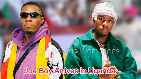 Nigerian Singer Joe Boy Arrives In Uganda A Head Of His Lavidarave