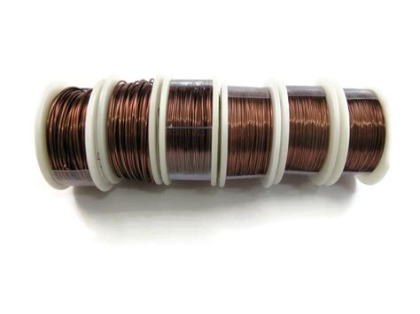 Antique Copper Wire 28 Gauge Wire Wrapping Jewelry Supplies Etsy