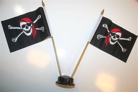 Amazon 2 Pirate With Bandanas Small 4 X 6 Inch Mini Double Stick