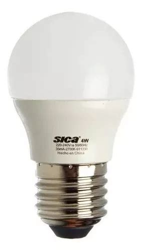 Pack X 10 Lampara Led Sica Gota 4w E27 Luz Fria Calida Color De La Luz