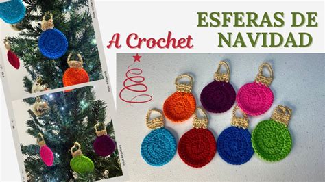 Como Tejer Esferas De Navidad A Crochet S Per F Cil Principiantes