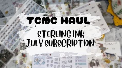 TheCoffeeMonsterzCo Haul July Sterling Ink Sub Unboxing YouTube