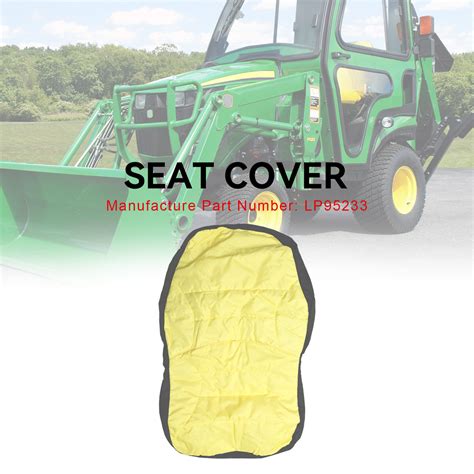 18 Compact Utility Tractor Seat Cover Lp95233 Fit John Deere Large Mad Hornets