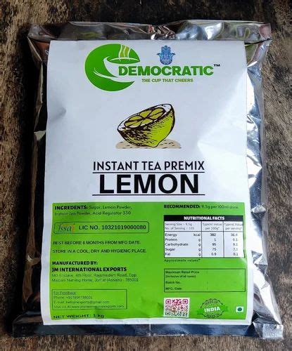 Lemon Tea Premix Powder Packaging Size G Kg At Rs Kg In Jorhat