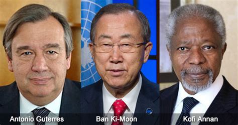 List Of Secretaries General Of The United Nations 1945 2018