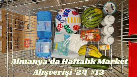 Almanya da haftalık market alışverişi 24 13 Rewe Netto Aldi