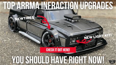 Top 10 Arrma Infraction Upgrades You Should Have Right NOW! - Arrma Cars Reviews