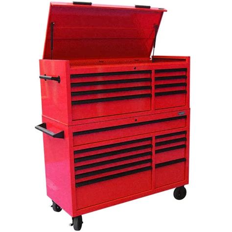 Maxim 54” Red 18 Drawer Top Chest And Roll Cabinet Toolbox Just Pro Tools