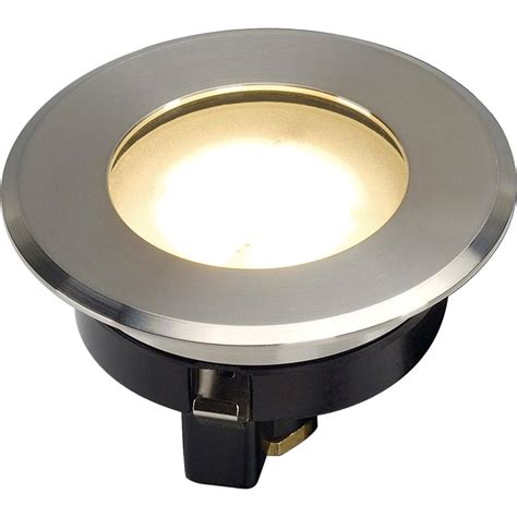 Luminaria Led Empotrable Suelo Exterior Slv Dasar Flat Acero Inox