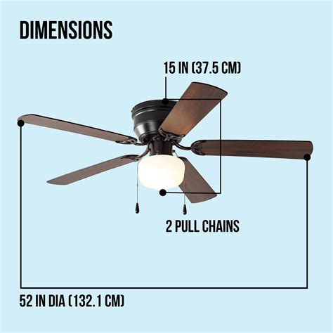 52 Mainstays Ceiling Fan Globe Light White Shelly Lighting