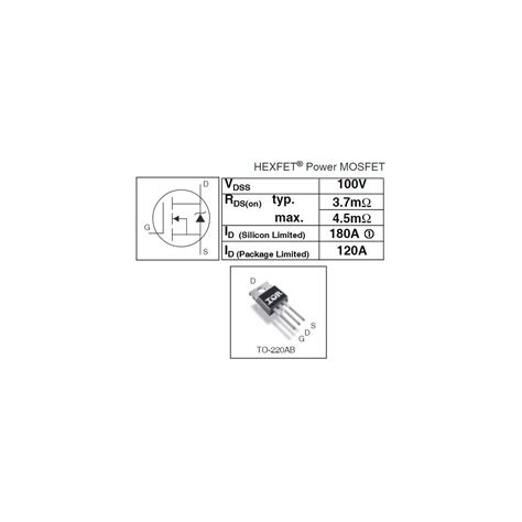 IRFB4110 100V 120A HEXFET Pack Of 2