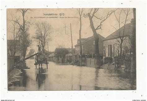 Villeneuve La Garenne Cp Villeneuve La Garenne Inondation