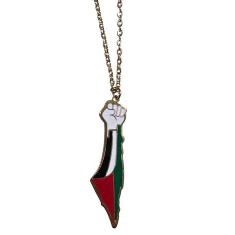 Palestine Solidarity Necklace Dahabi Jewellery