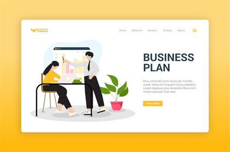 Website Illustration Business Plan Graphic By Uppoint Design