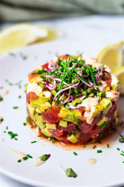 Tuna Tartare Recipe How To Video Pinch And Swirl