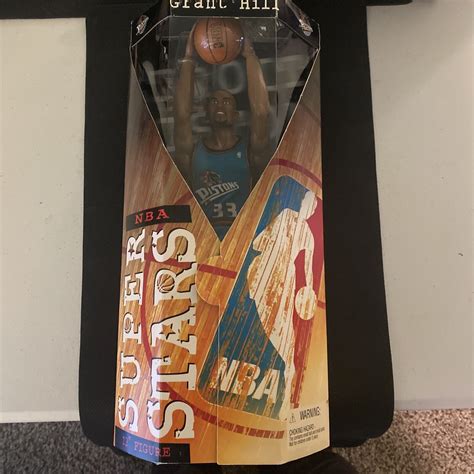 NIB Detroit Pistons GRANT HILL Teal Uniform NBA Superstars 13 Action